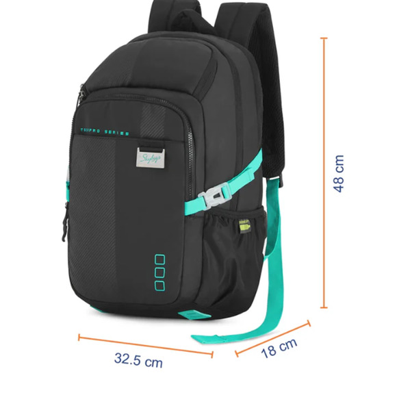 VIP SKYBAGS Skybags Valor Pro 02 "Laptop Backpack Black - Picture 8 of 8